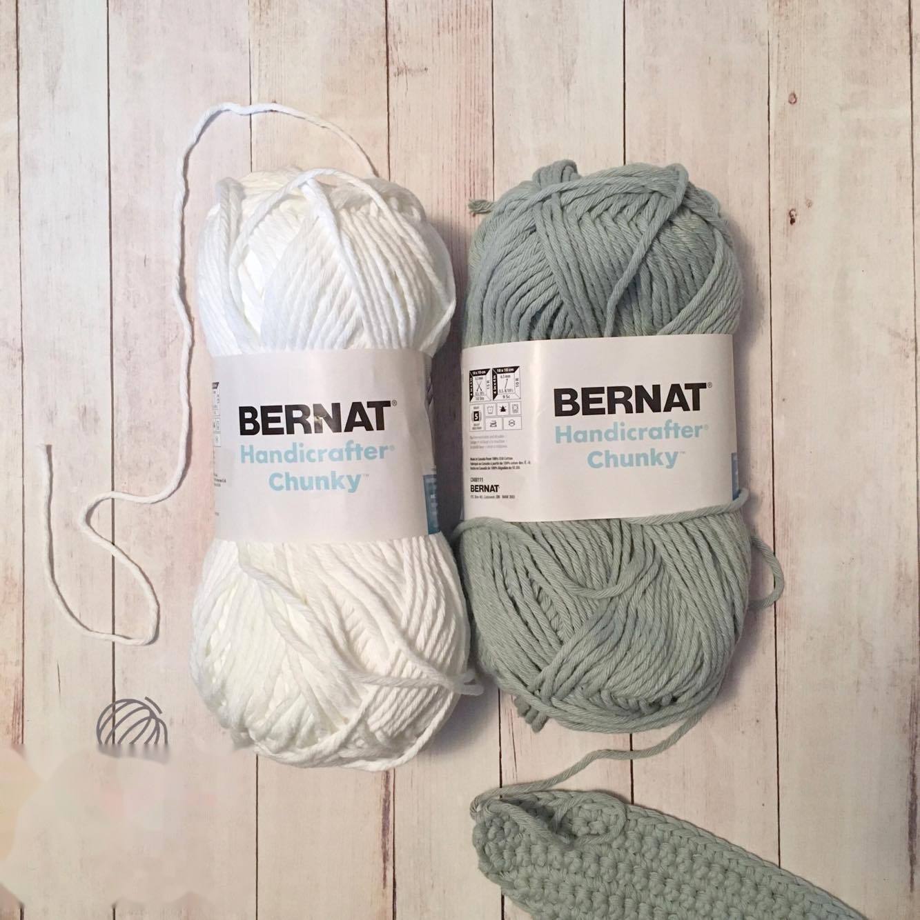 Crocheted bulky yarn owl body panels in heather grey