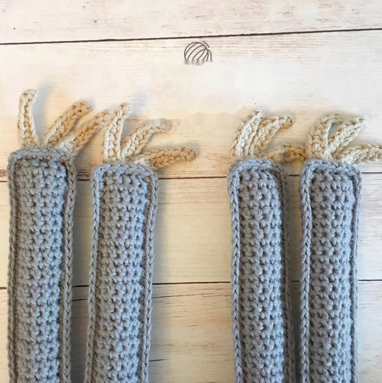 Crocheted flat body panels for ragdoll sloth