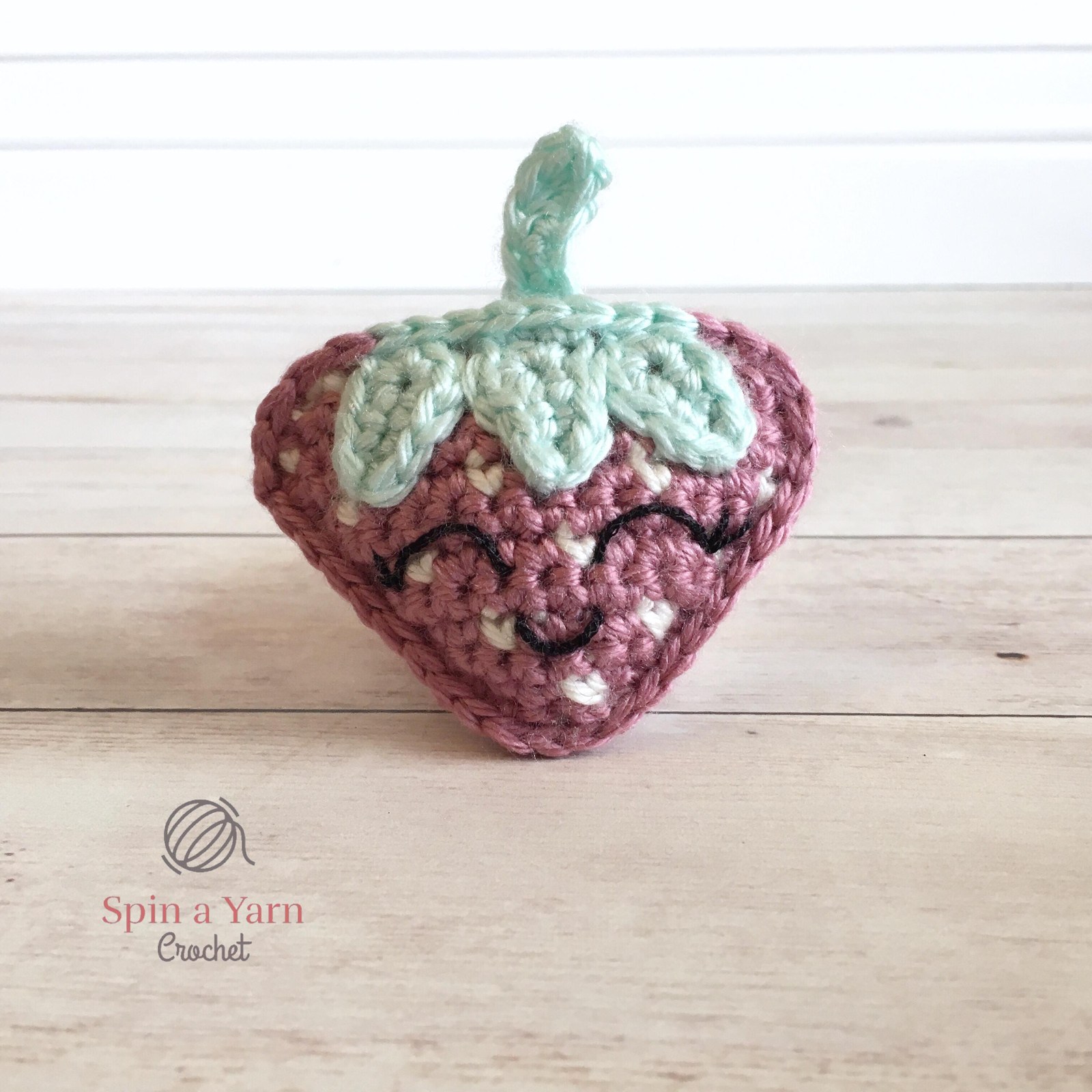 Crochet strawberry