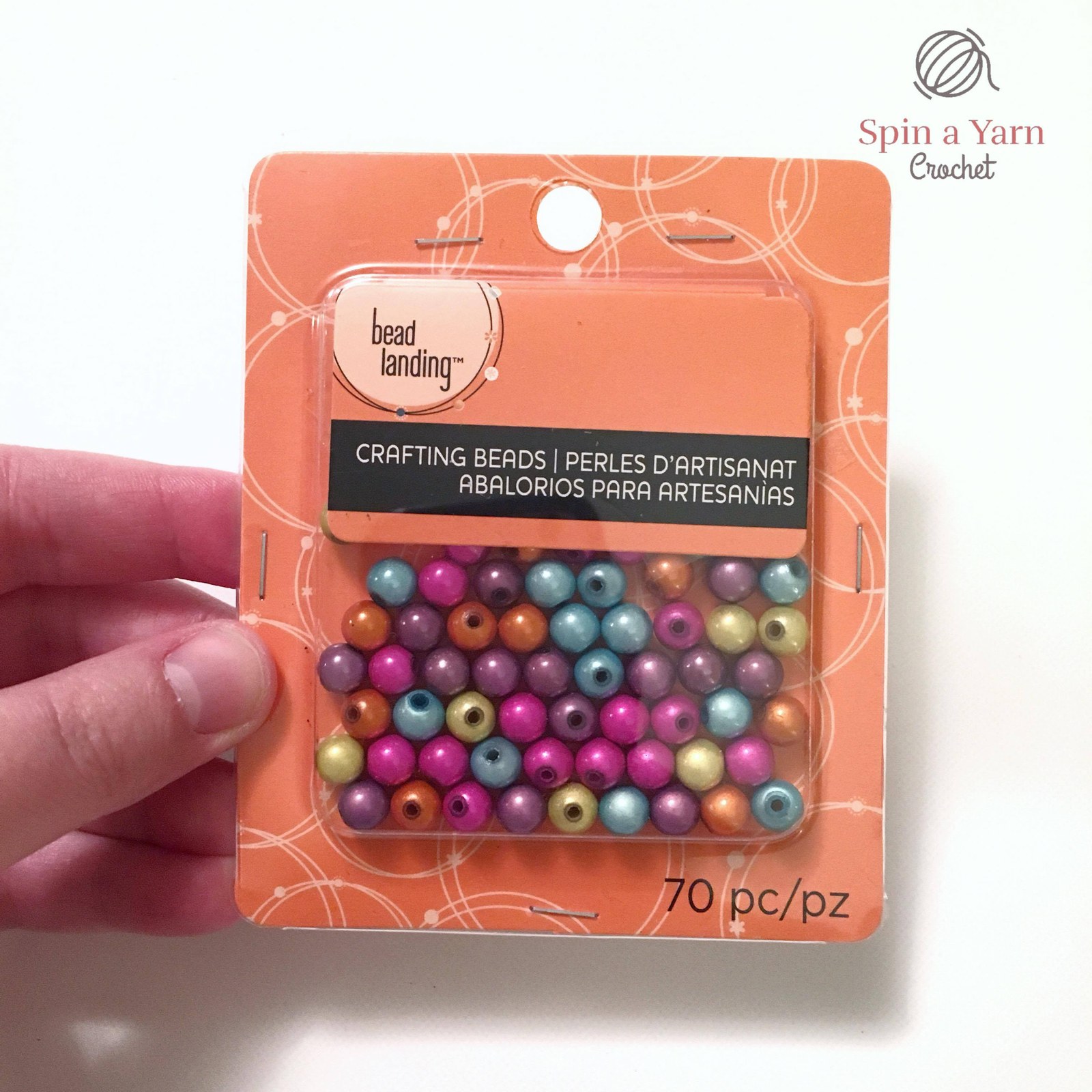 Package of colourful beads
