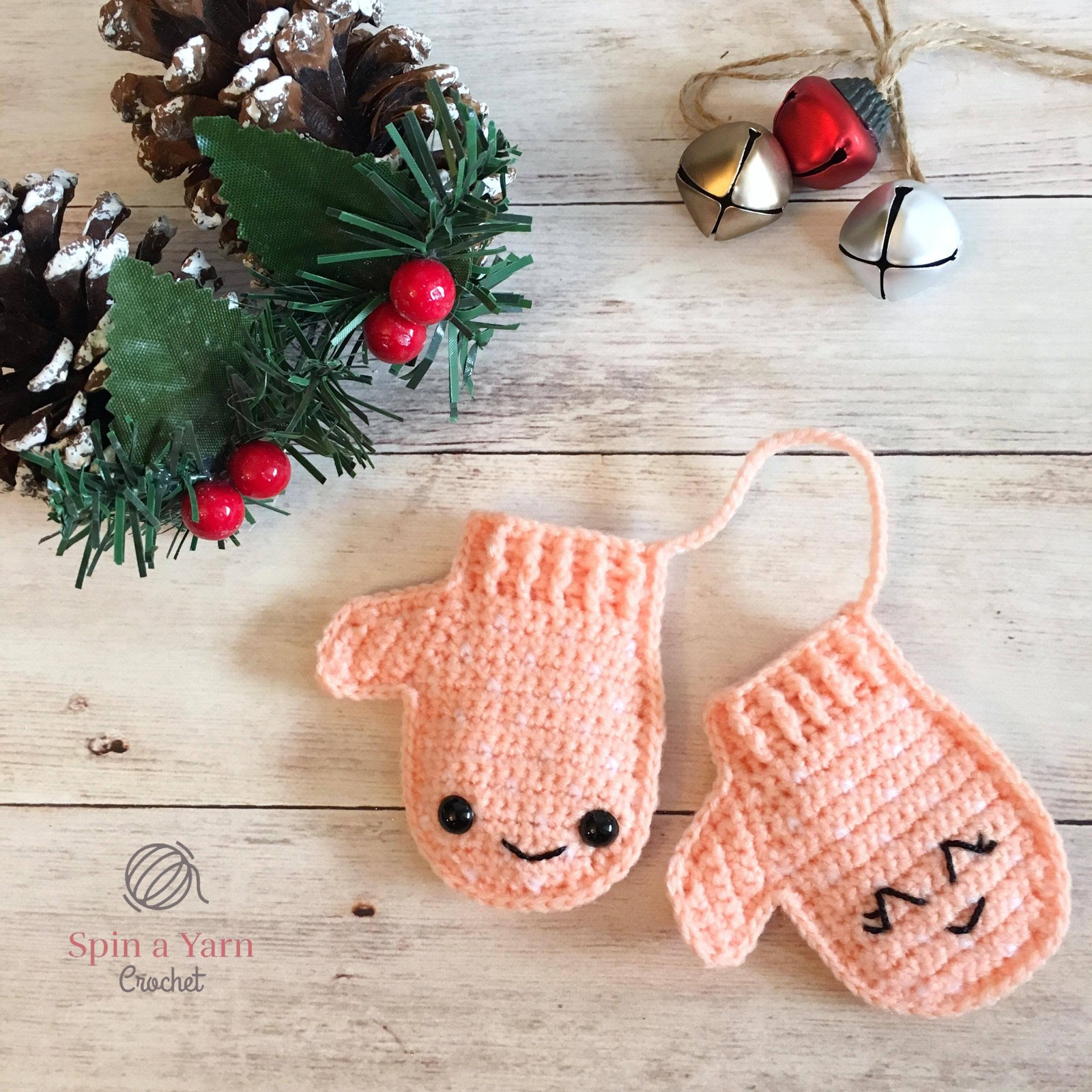 Pink mittens