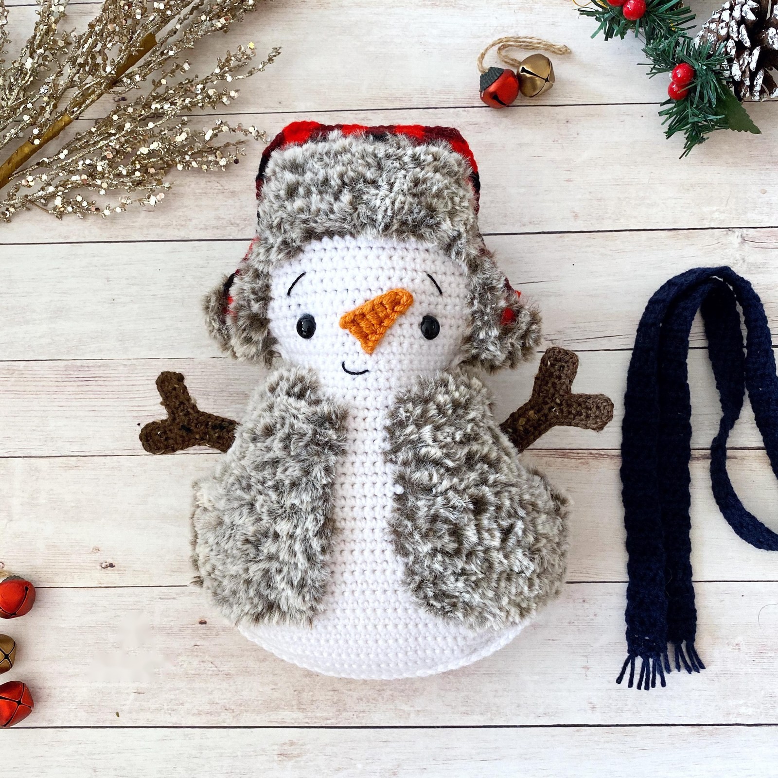 Cozy Snowman Free Crochet Pattern