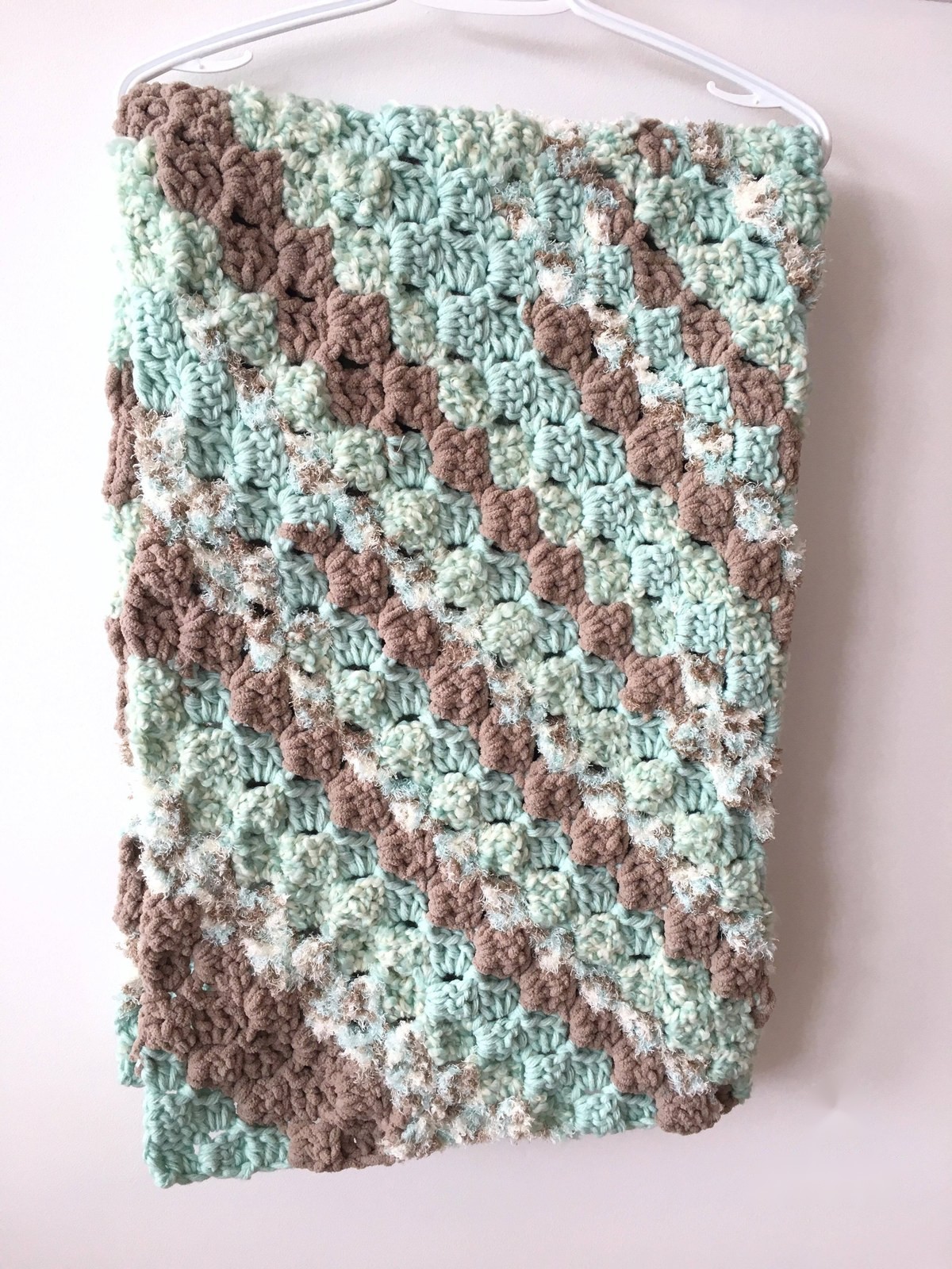 Blanket on hanger