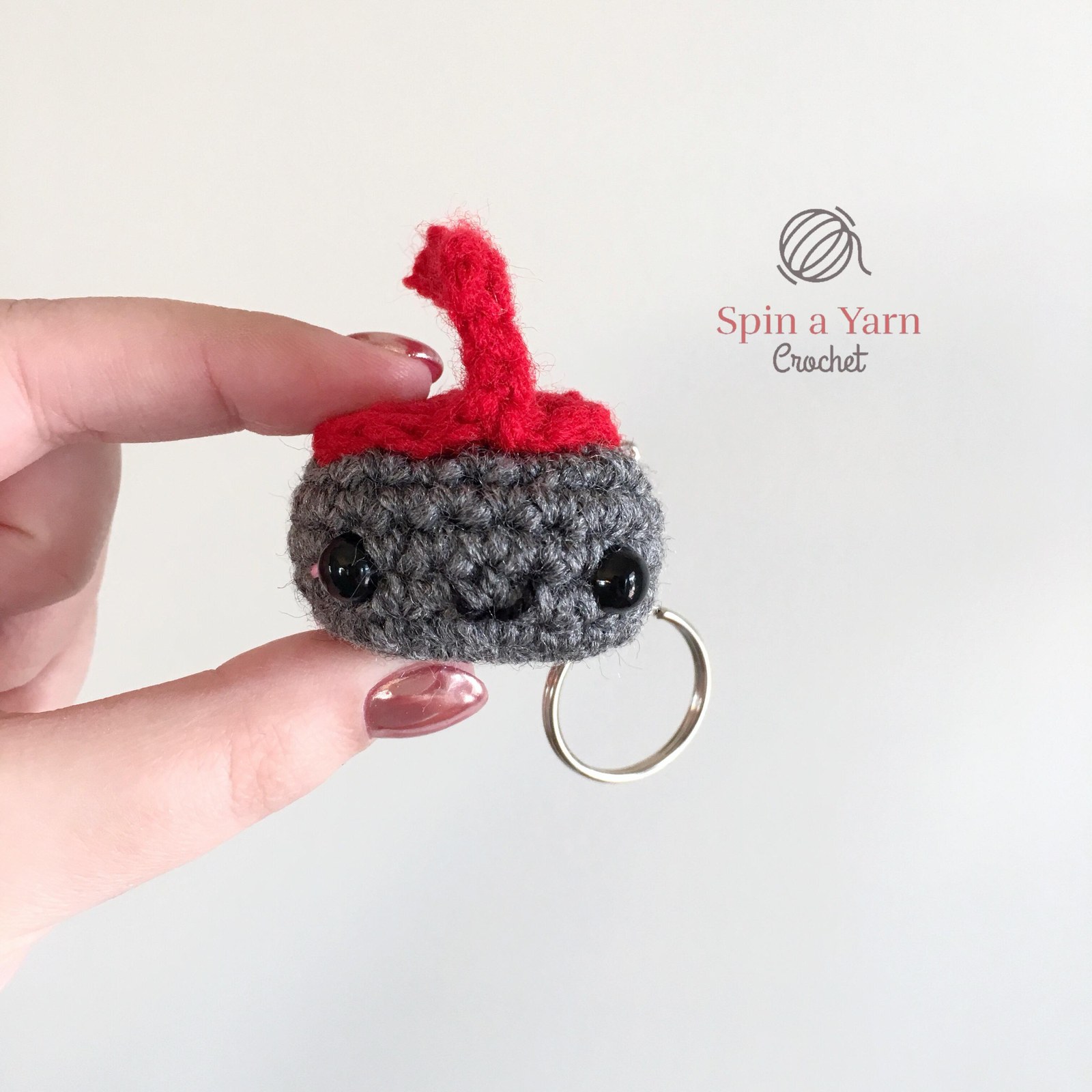 Kawaii Curling Stone Free Crochet Pattern