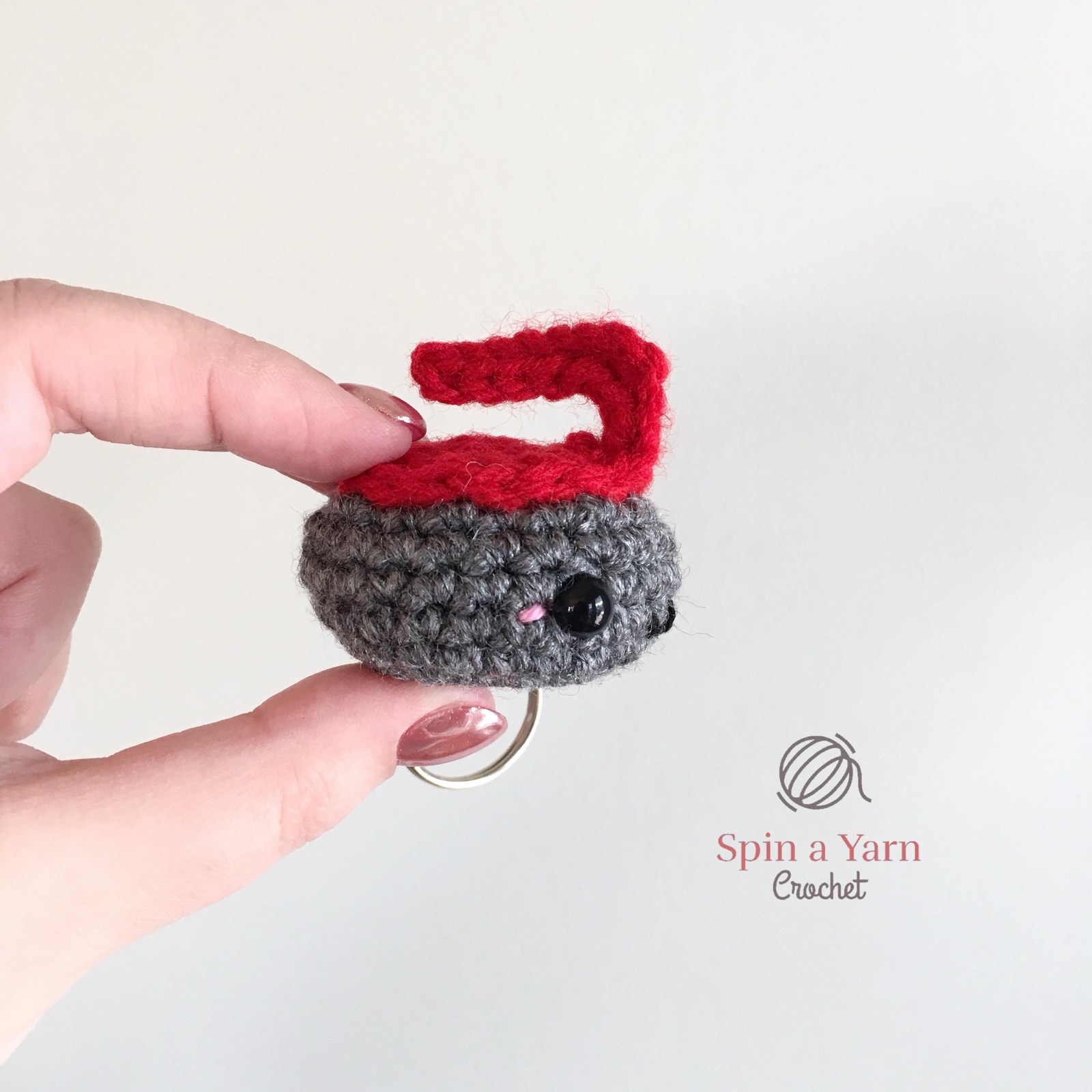 Kawaii Curling Stone Free Crochet Pattern