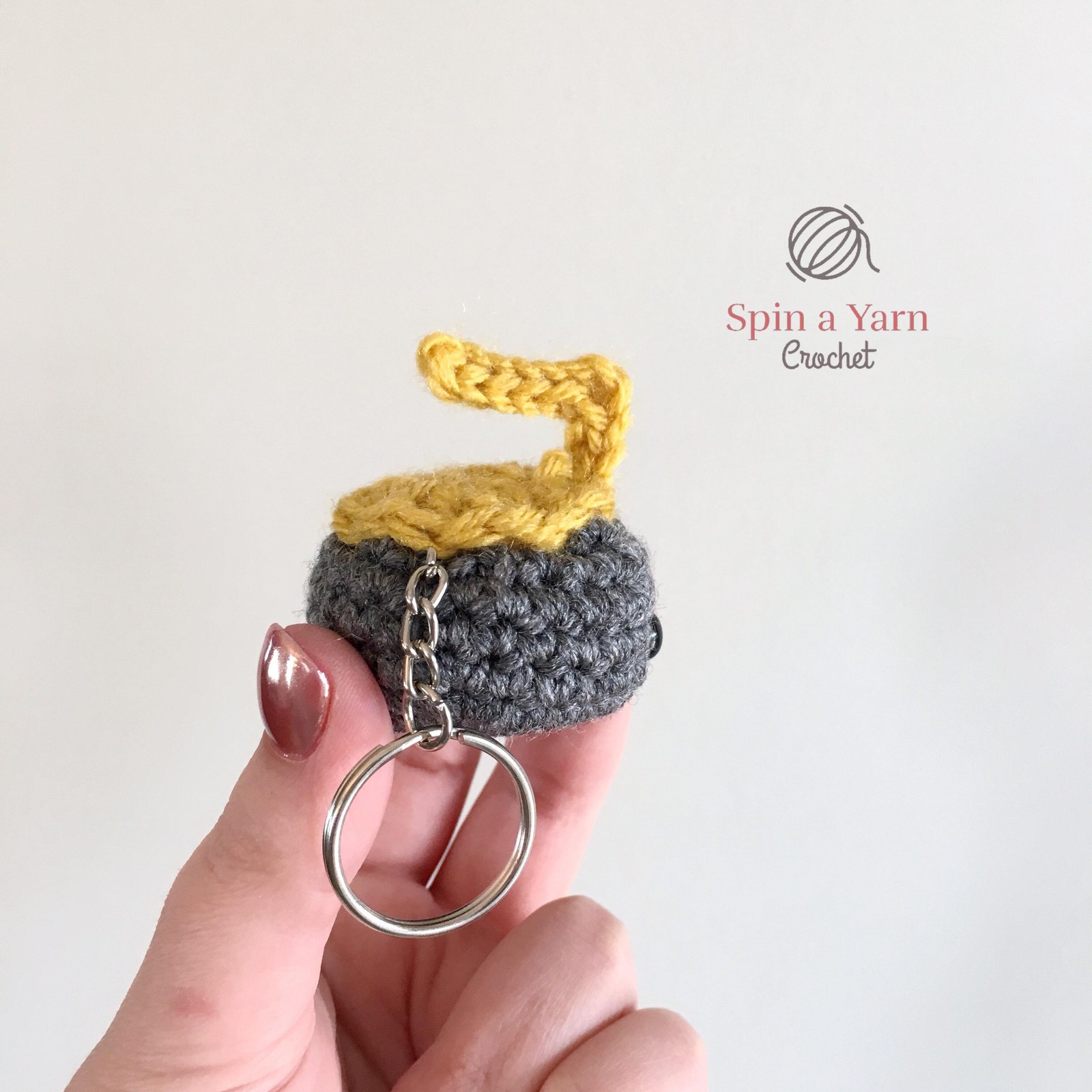 Kawaii Curling Stone Free Crochet Pattern