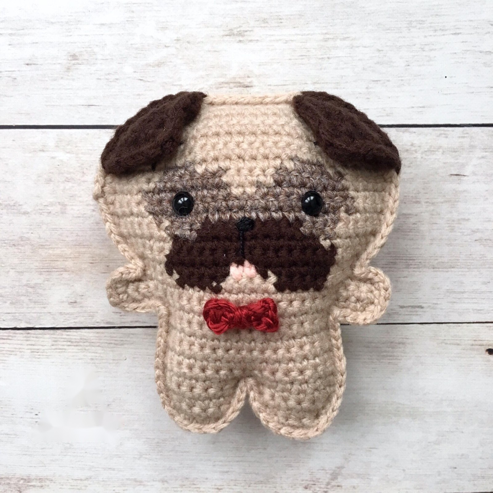 Crochet pug