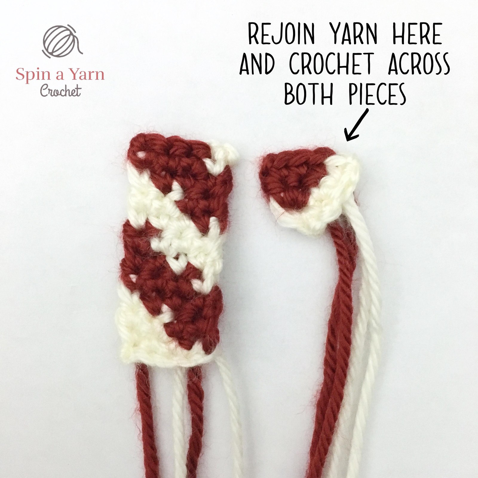 Candy cane pieces for assembly