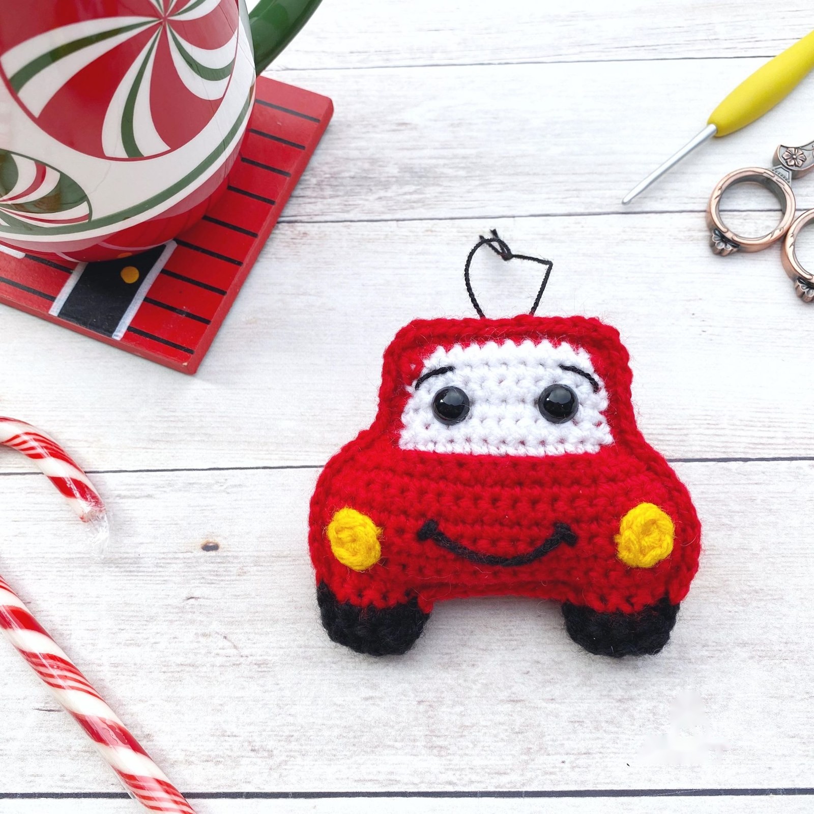 Handmade crochet Colson’s Car finished item
